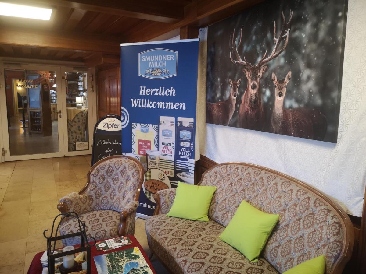 Hotel Wirt Z'Minsta Altmuenster Bagian luar foto